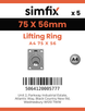 Simfix product label - 8243A475056-T