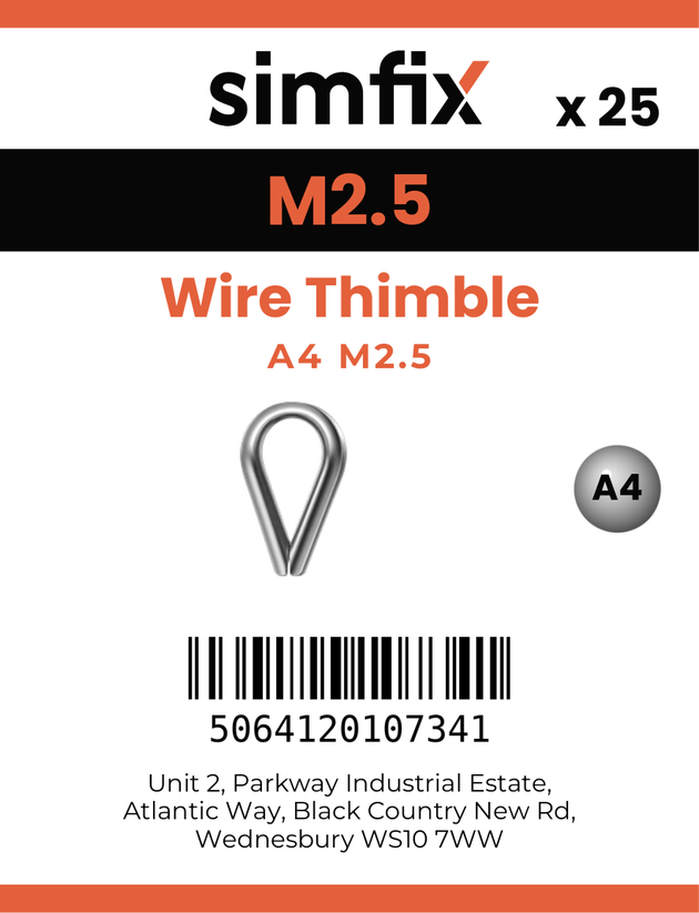 Simfix product label - 8247A4025-D