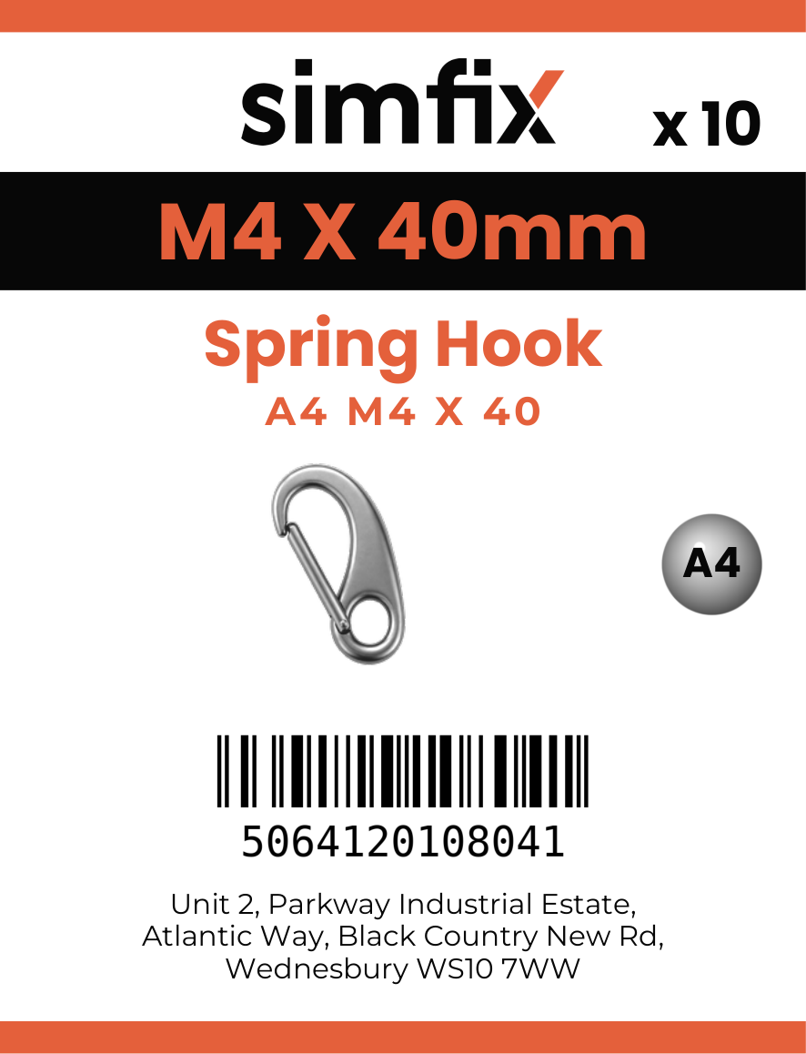 Simfix product label - 8249A404040-D
