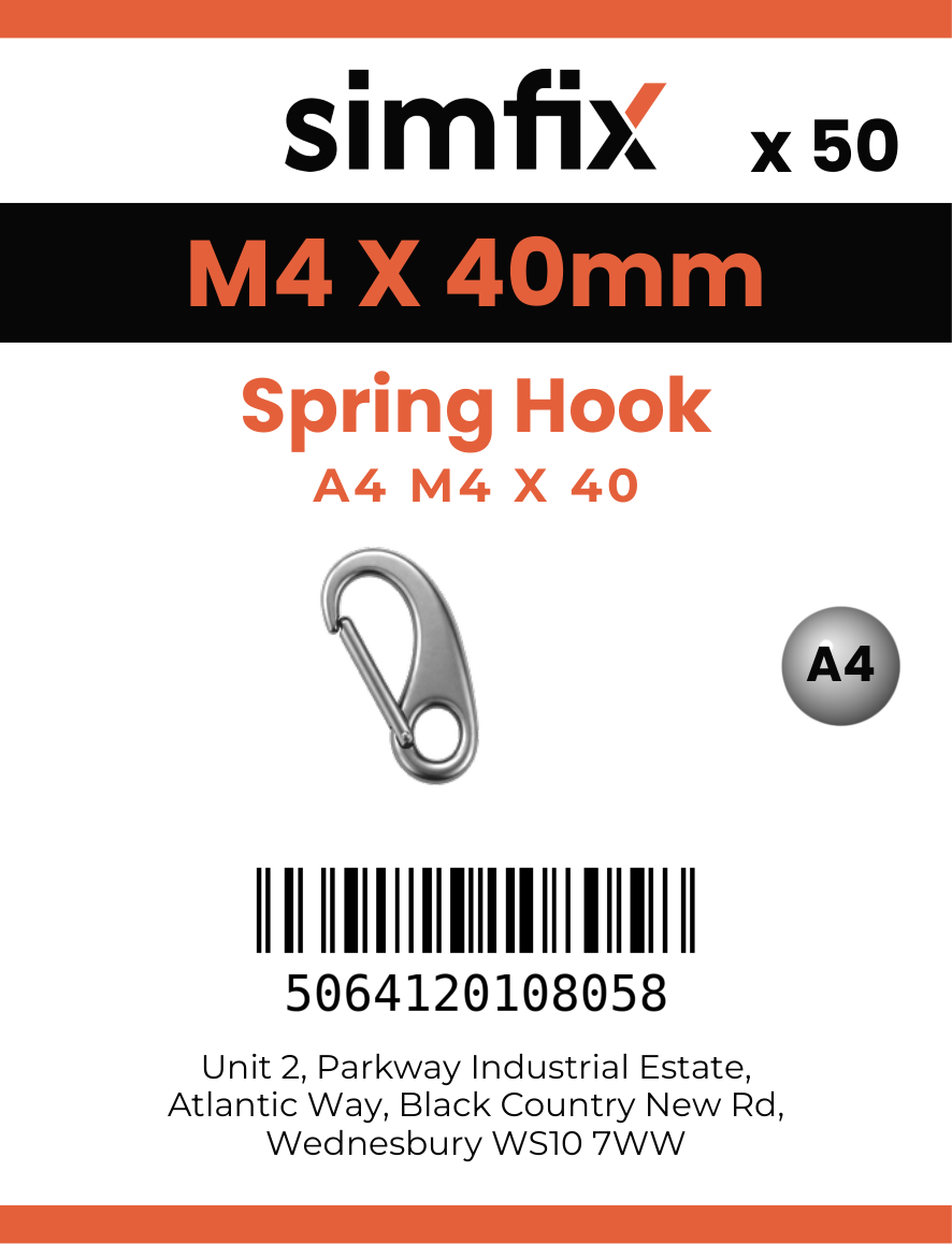 Simfix product label - 8249A404040-T