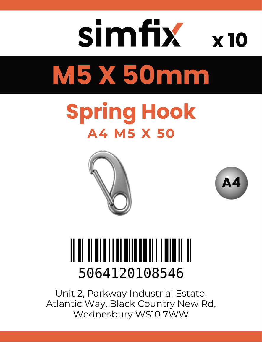Simfix product label - 8249A405050-D