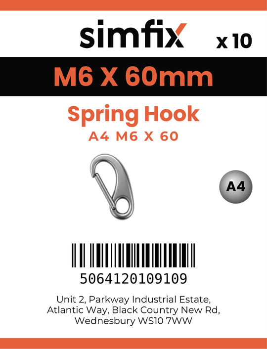 Simfix product label - 8249A406060-D