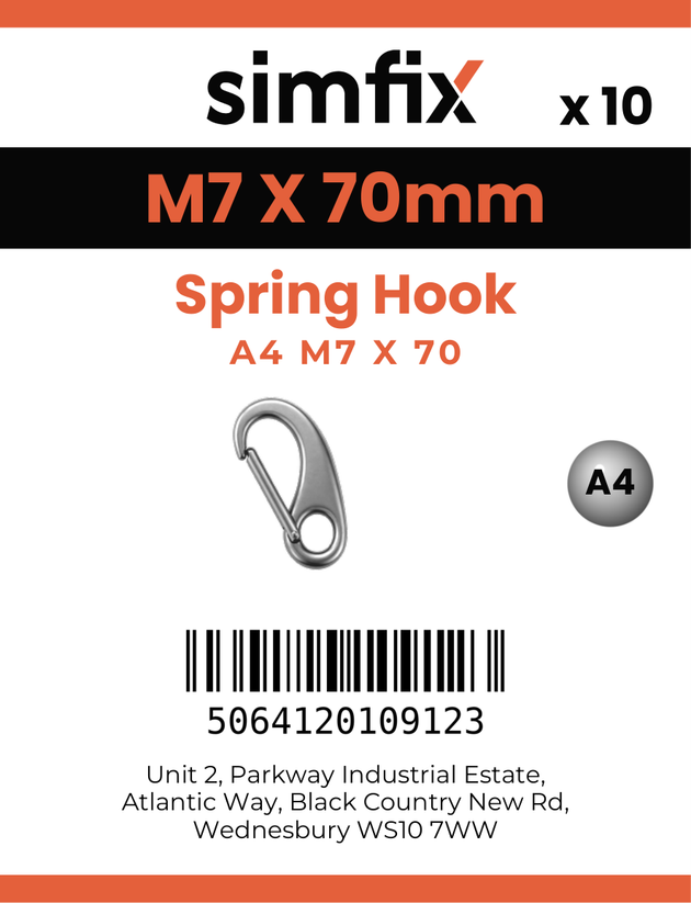 Simfix product label - 8249A407070-D