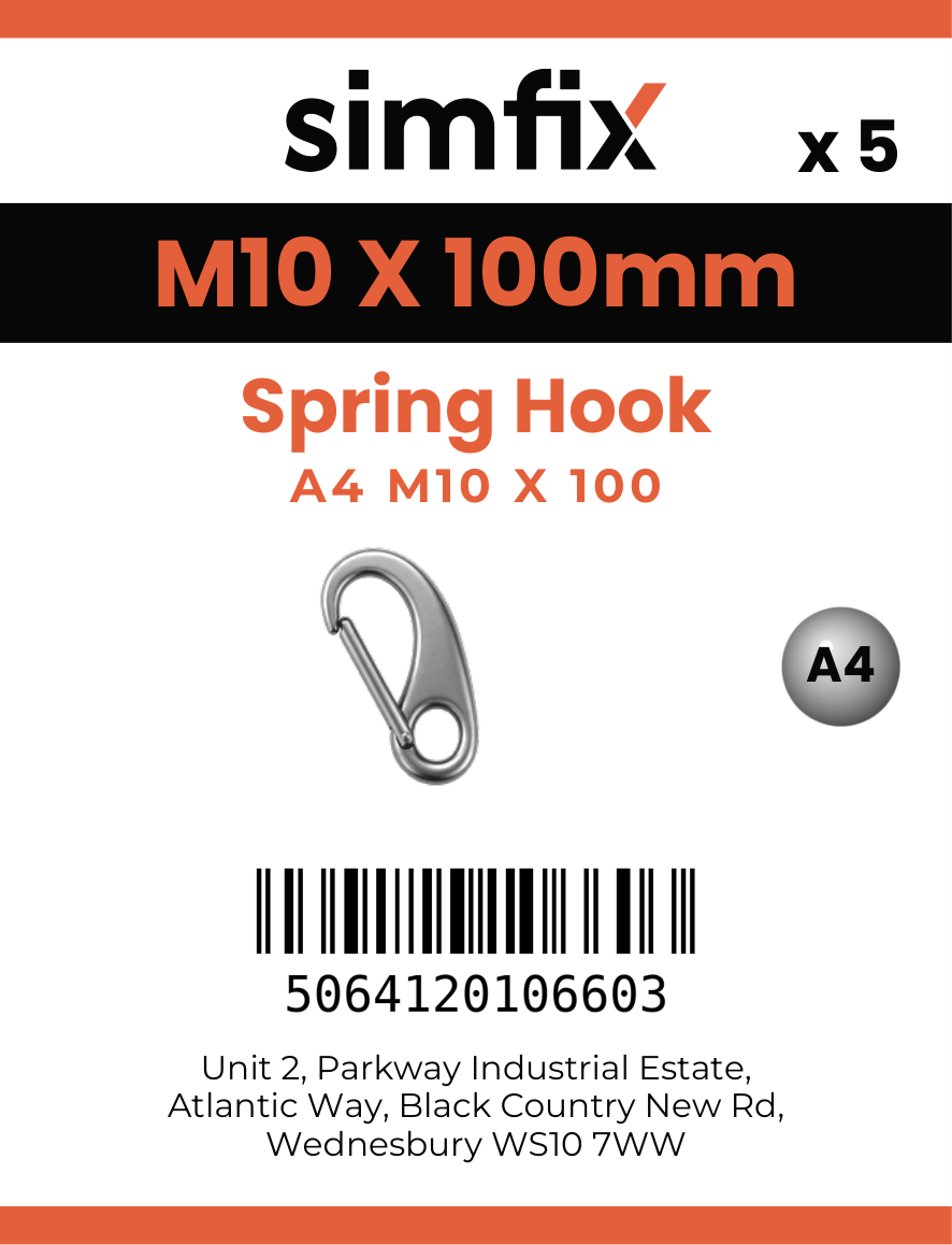 Simfix product label - 8249A410100-D