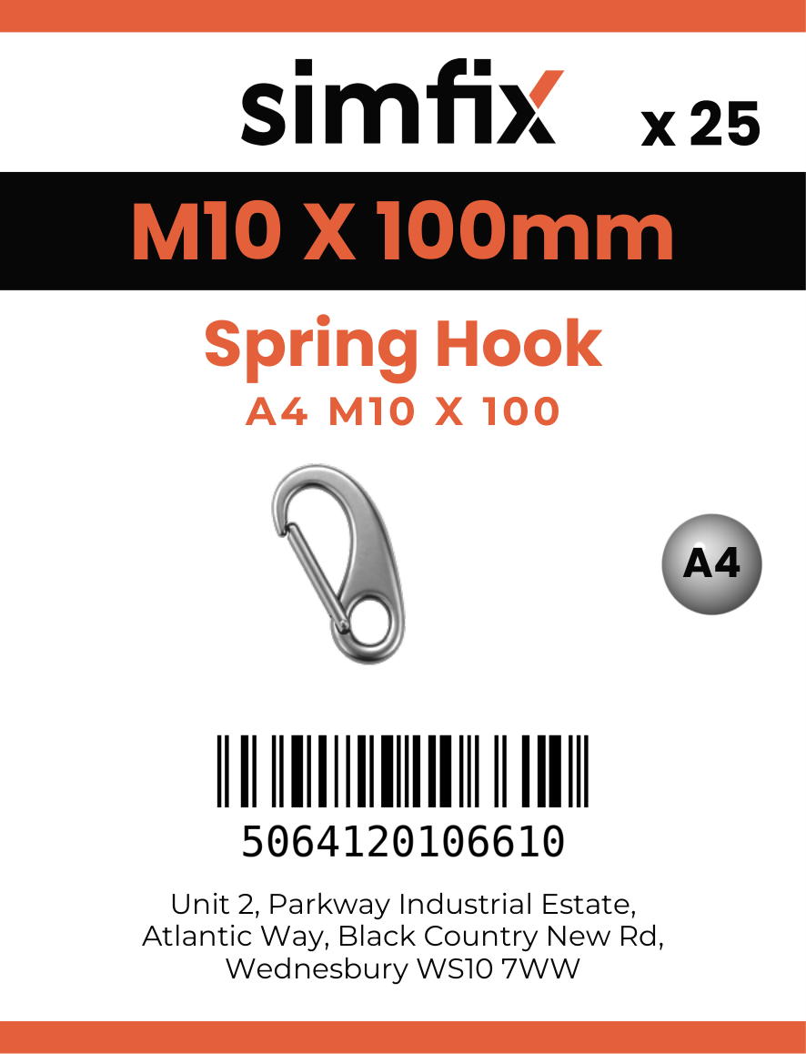 Simfix product label - 8249A410100-T