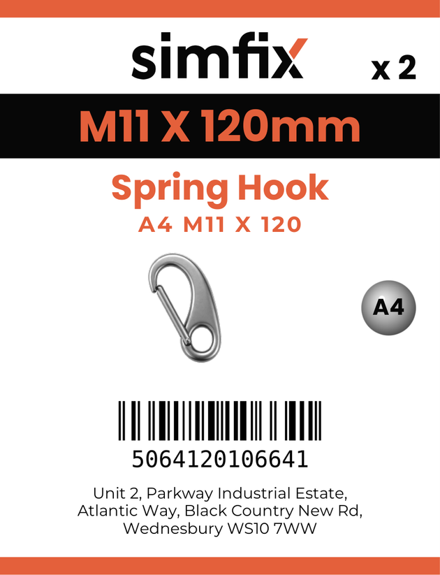 Simfix product label - 8249A411120-D