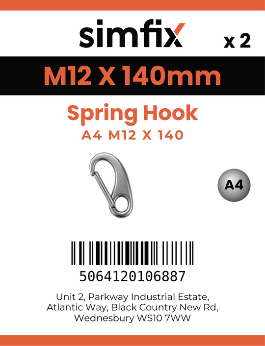 Simfix product label - 8249A412140-D