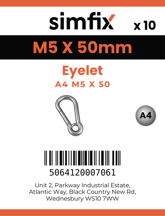 Simfix product label - 8250A405050-D