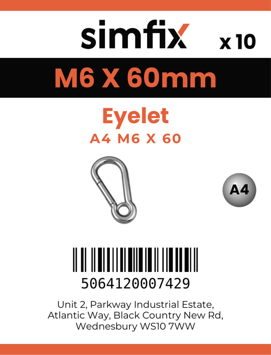 Simfix product label - 8250A406060-D