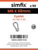 Simfix product label - 8250A406060-T