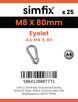 Simfix product label - 8250A408080-T
