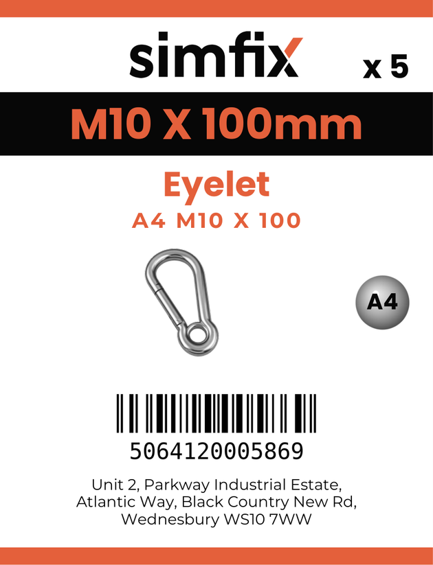 Simfix product label - 8250A410100-D