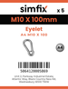 Simfix product label - 8250A410100-D