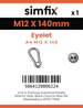 Simfix product label - 8250A412140-D
