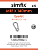 Simfix product label - 8250A412140-T