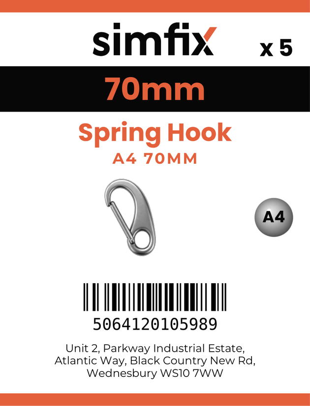 Simfix product label - 8251A4070-D