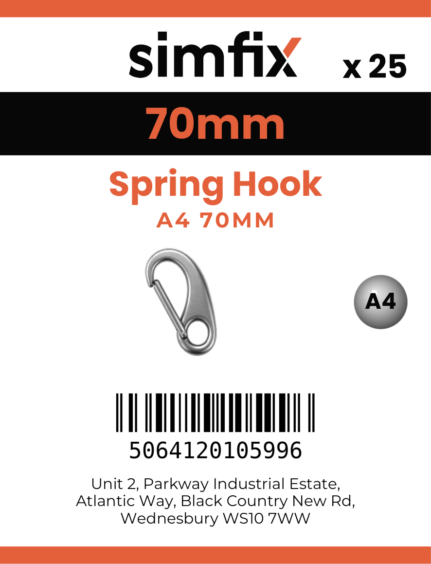 Simfix product label - 8251A4070-T