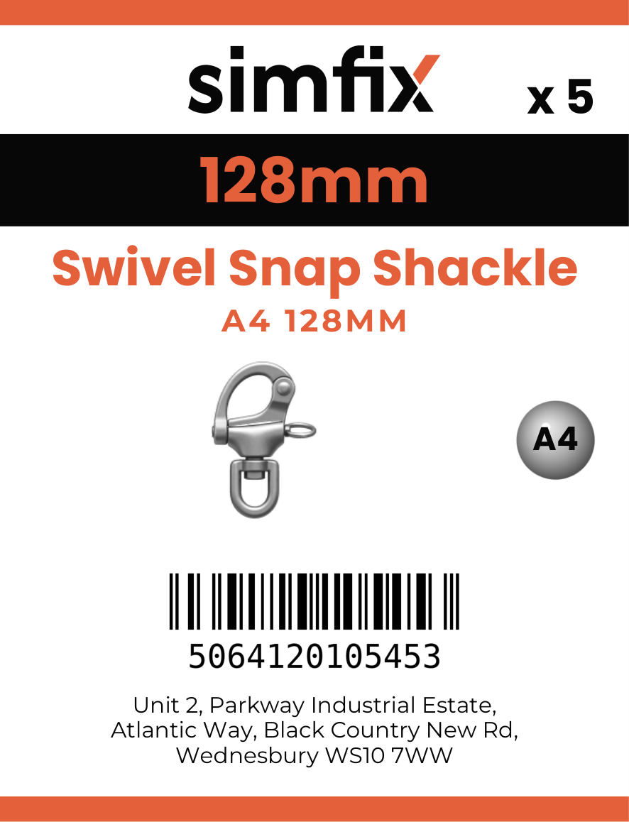 Simfix product label - 8252A4128-T