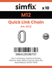 Simfix product label - 8253A412-T