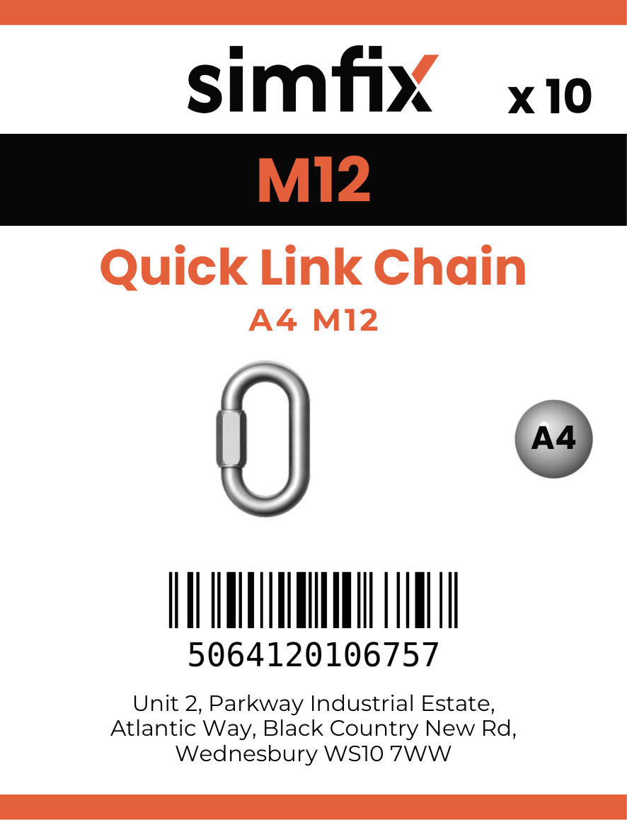 Simfix product label - 8253A412-T