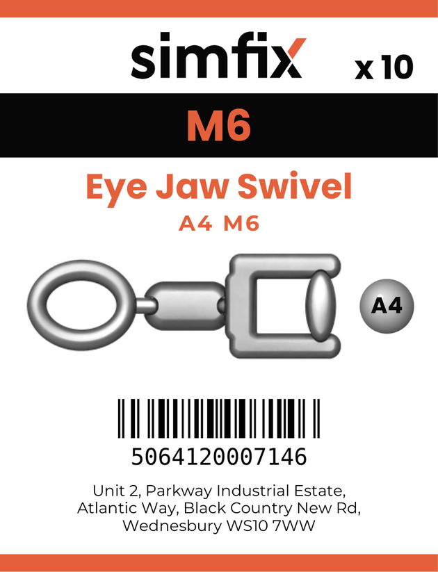Simfix product label - 8255A406-D