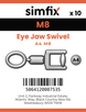 Simfix product label - 8255A408-T