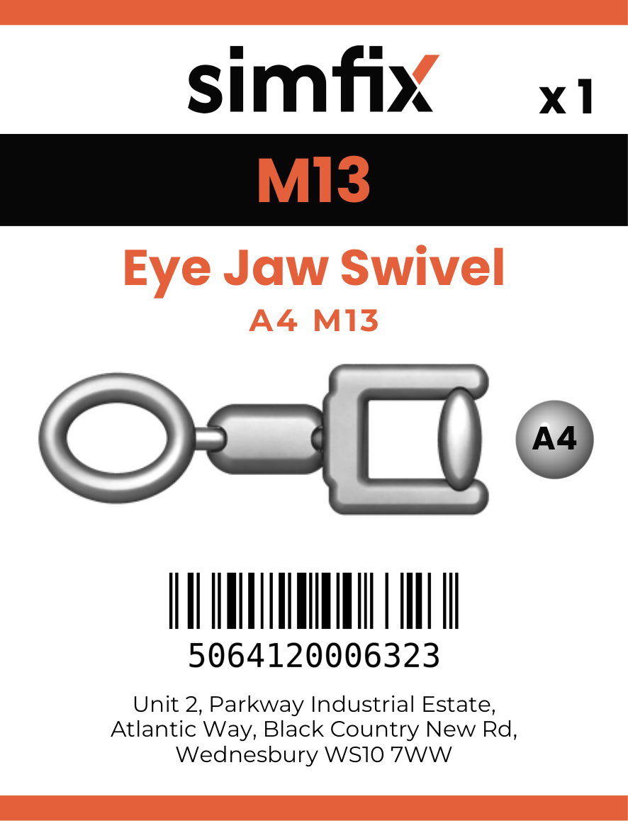 Simfix product label - 8255A413-D