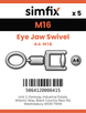 Simfix product label - 8255A416-T