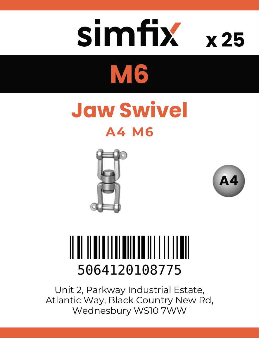 Simfix product label - 8256A406-T
