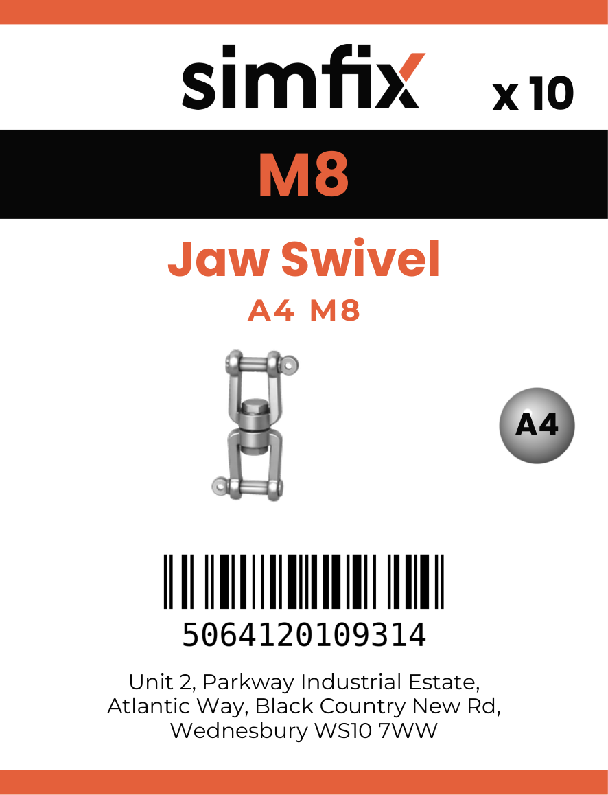 Simfix product label - 8256A408-T
