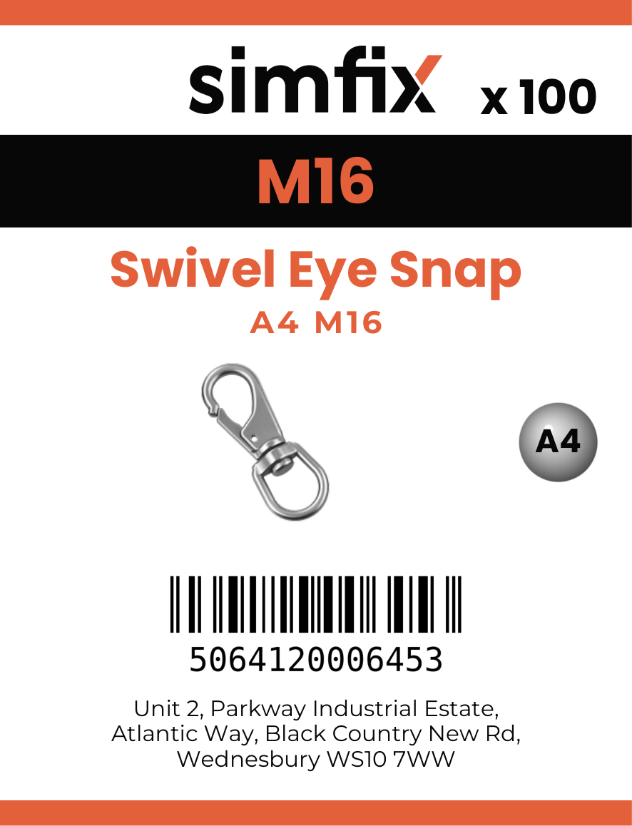 Simfix product label - 8257A416-T