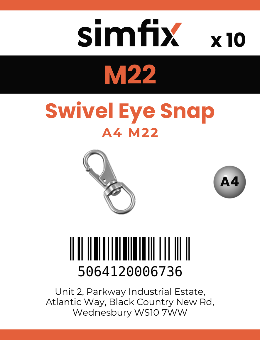 Simfix product label - 8257A422-T