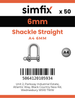 Simfix product label - 8258A406-T
