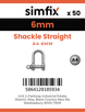 Simfix product label - 8258A406-T