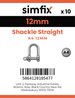 Simfix product label - 8258A412-T