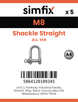 Simfix product label - 8259A408-D