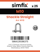 Simfix product label - 8259A410-T