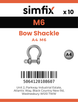 Simfix product label - 8260A406-D