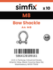 Simfix product label - 8260A408-D
