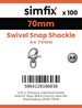 Simfix product label - 8262A4070-T
