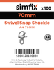 Simfix product label - 8262A4070-T