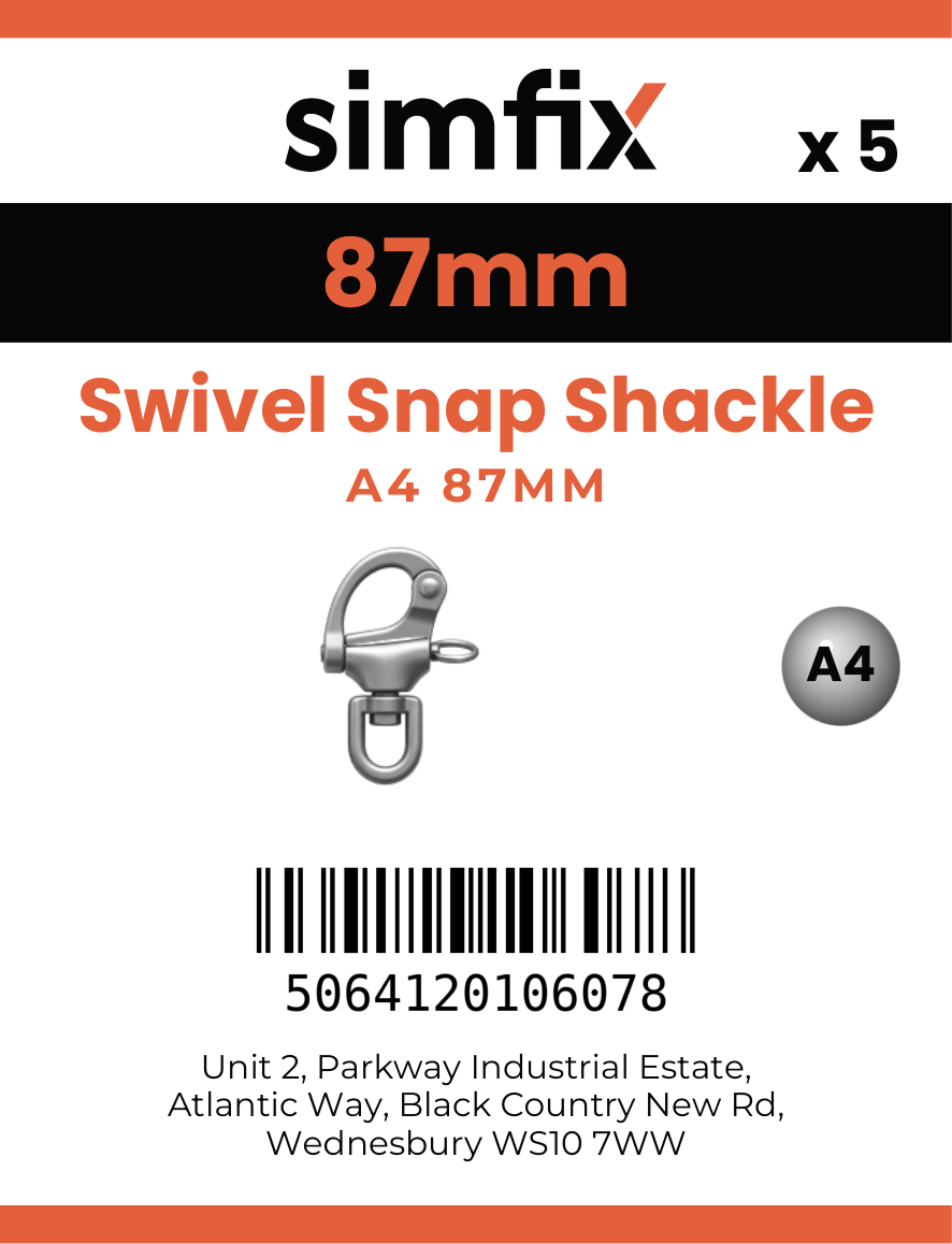 Simfix product label - 8262A4087-T