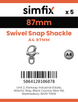 Simfix product label - 8262A4087-T
