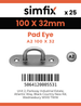 Simfix product label - 8266A210032-T
