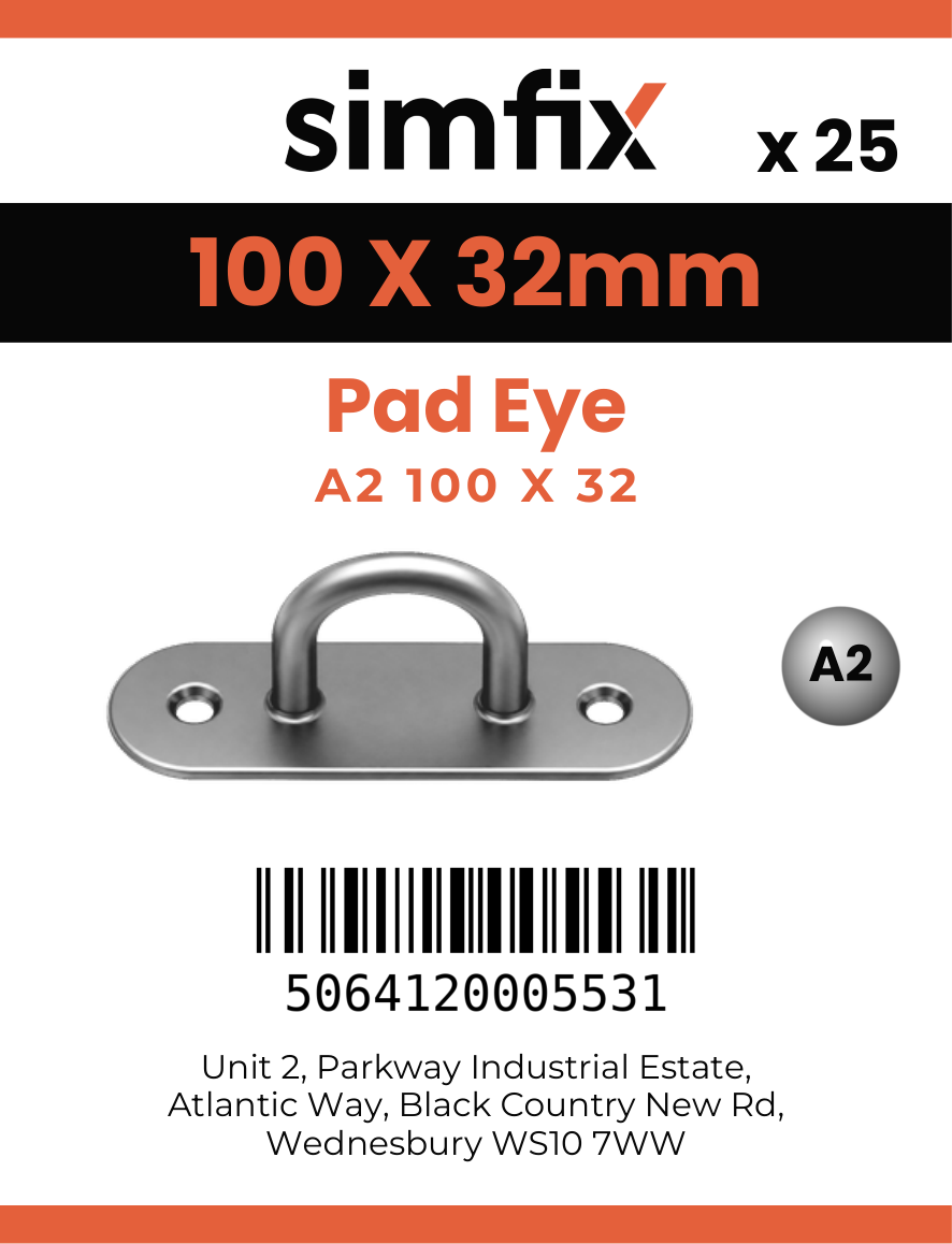 Simfix product label - 8266A210032-T