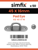 Simfix product label - 8266A245016-T