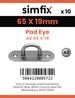 Simfix product label - 8266A265019-D
