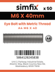 Simfix product label - 8267A406040-T