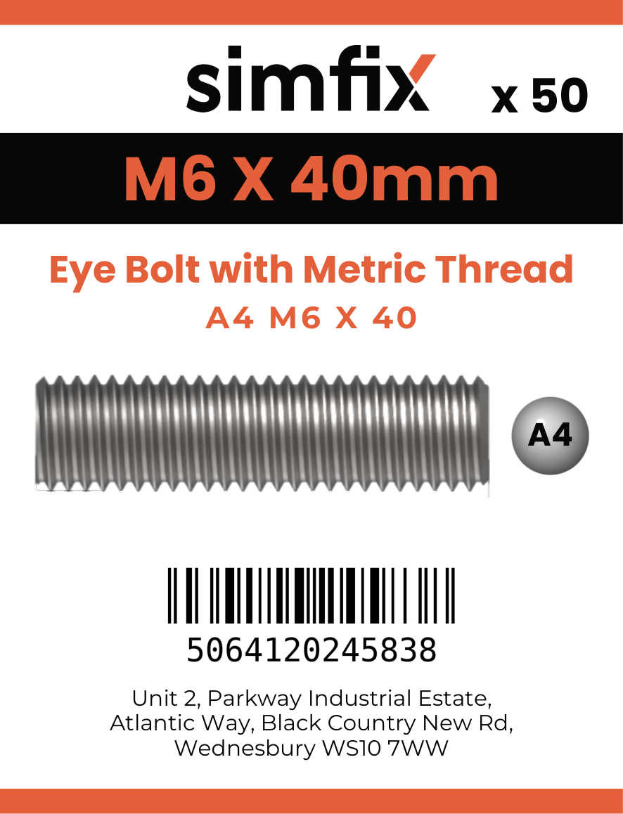 Simfix product label - 8267A406040-T