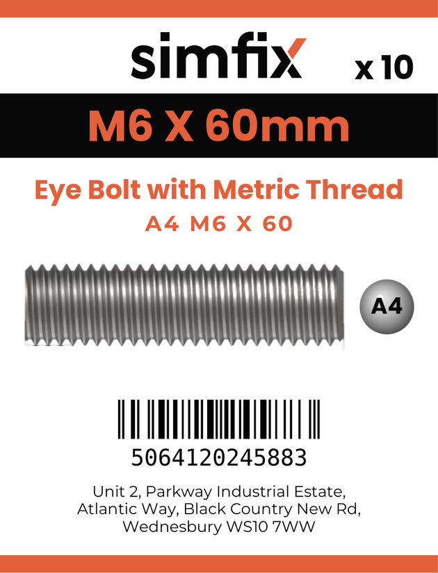 Simfix product label - 8267A406060-D